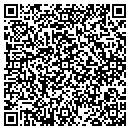 QR code with H F C Turf contacts