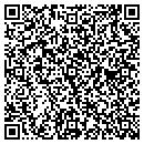 QR code with P & J Custom Tile Design contacts