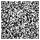 QR code with V R Printing contacts
