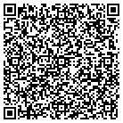 QR code with Zahn S Custom Cut contacts