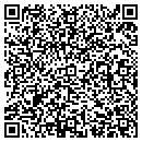 QR code with H & T Auto contacts