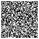QR code with B & E Lounge contacts