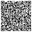 QR code with V A Bennett contacts