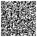 QR code with 3 Chef's Catering contacts