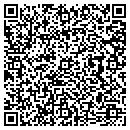 QR code with 3 Margaritas contacts