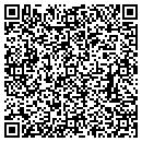 QR code with N B Sub Inc contacts