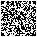 QR code with E & C Insulation contacts