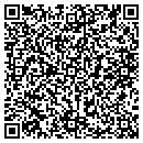 QR code with V & W Tool & Compressor contacts