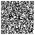 QR code with M M P contacts