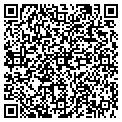 QR code with W H A S Tv contacts