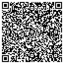 QR code with B & B Seamless contacts
