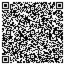 QR code with K & B Keys contacts