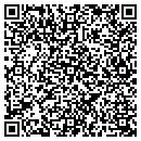 QR code with H & H Tree L L C contacts