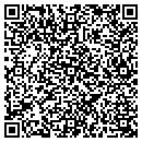 QR code with H & H Tree L L C contacts