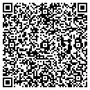 QR code with 3 Day Blinds contacts