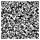 QR code with P George Inc contacts