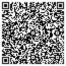 QR code with P R's Donuts contacts