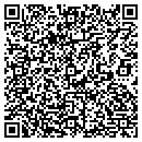 QR code with B & D Security Service contacts