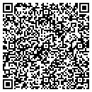 QR code with P E Vending contacts