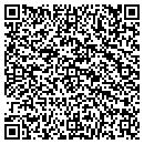 QR code with H & R Textiles contacts