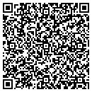 QR code with P & D Security contacts