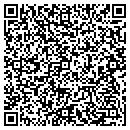 QR code with P M & E Service contacts