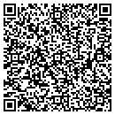 QR code with H R Machine contacts