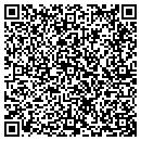 QR code with E & L Clam House contacts
