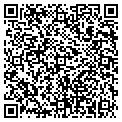 QR code with P's & Q's Inc contacts
