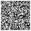 QR code with K 2 Seafood contacts