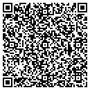 QR code with H&E Hardwood Refinishing contacts
