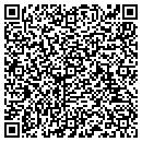 QR code with R Burbank contacts