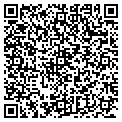 QR code with P L Upholstery contacts