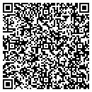 QR code with P Cooper White Md contacts
