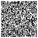 QR code with V & H Stables contacts