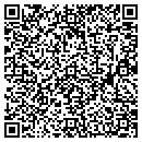 QR code with H R Vending contacts