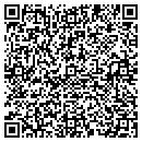 QR code with M J Vending contacts