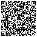 QR code with D & E Vending contacts