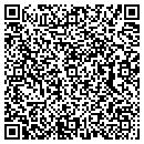 QR code with B & B Liquor contacts