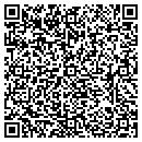 QR code with H R Vending contacts