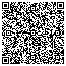QR code with H B Vending contacts
