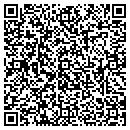 QR code with M R Vending contacts