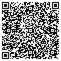 QR code with R V & A contacts