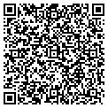 QR code with B & T Glass contacts