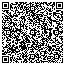 QR code with 3 Margaritas contacts