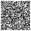 QR code with P E Glass contacts