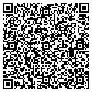 QR code with H & B Finds contacts