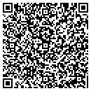QR code with K B Woodworking contacts