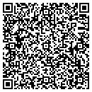 QR code with H F H N C I contacts