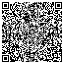 QR code with P & J Alarm contacts